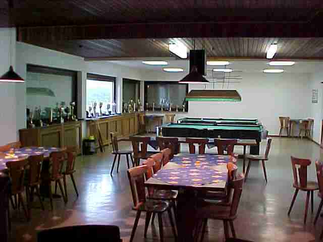 Billard Vereinsheim von innen